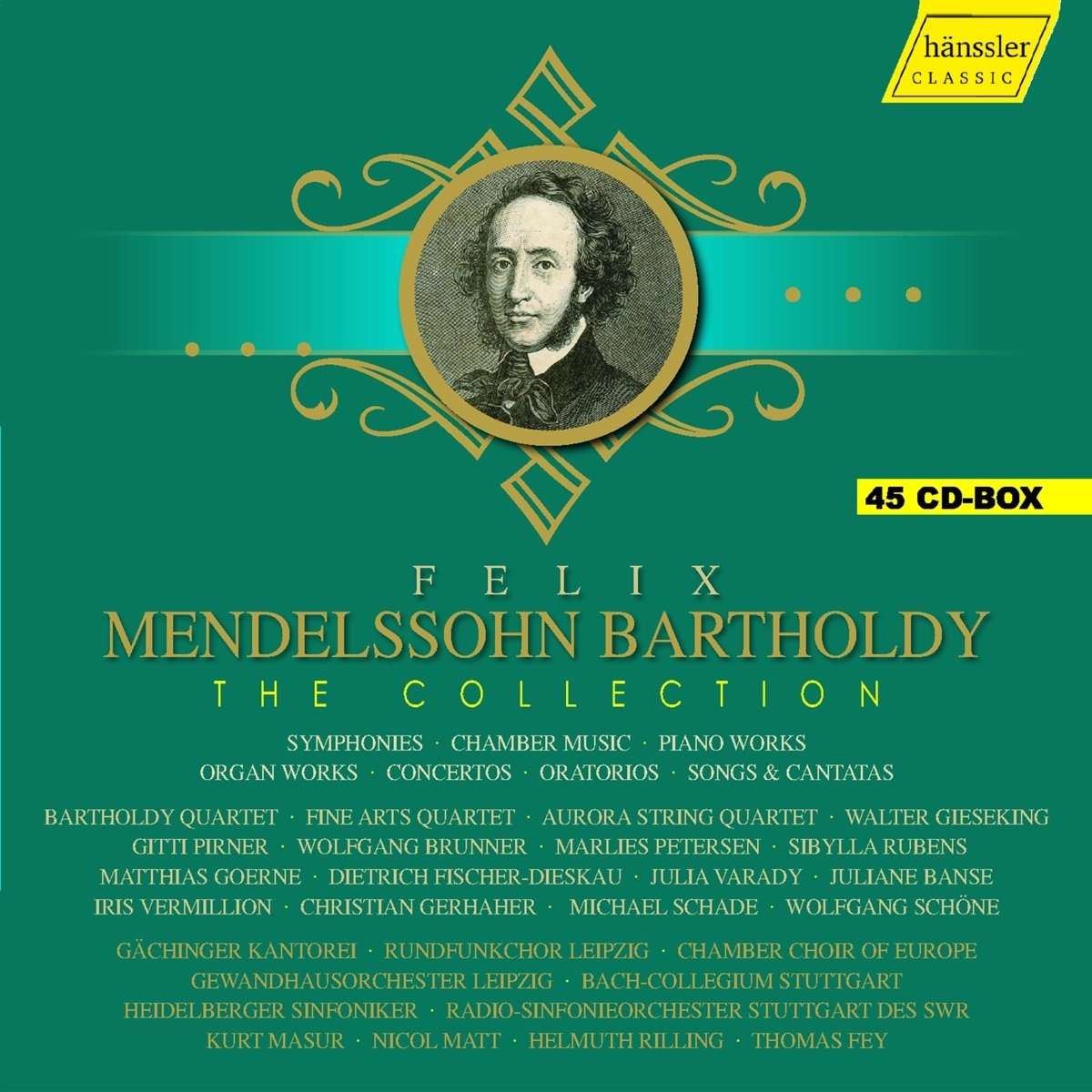 メンデルスゾーン『Ferix Mendelssohn Bartholdy The Collection』（今日の音楽・その34）